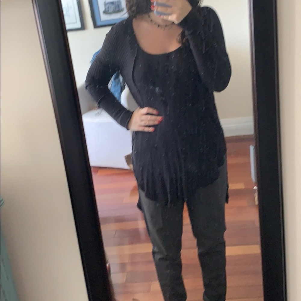 Black Free People Sweater